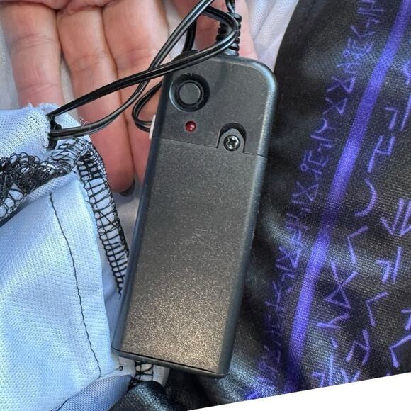 MARVEL RUBIE’S Black Panther Costume Size 10-12 years Battery operated light up - Picture 6 of 13